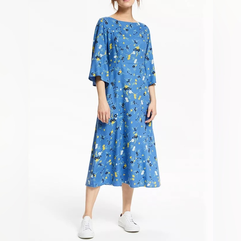 PEOPLE TREE Matilda Floral Midi Dress US 10